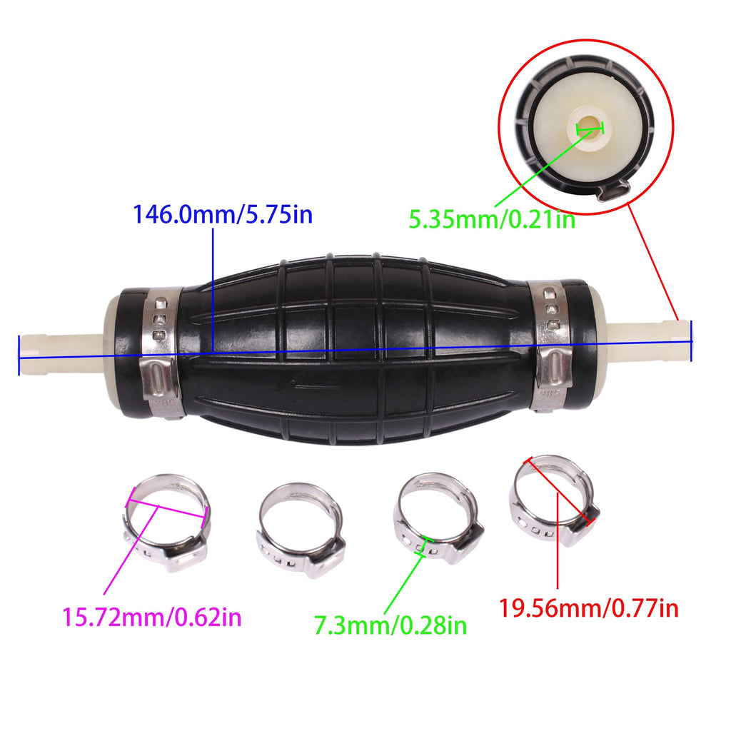 Outboard Engine 65770-90J11 Primer Bulb Squeeze Pump for Suzuki 40HP-140HP