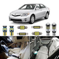 AUTOGINE 13 Piece White LED Interior Lights Kit for Toyota Camry 2007 2008 2009 2010 2011 Super Bright 6000K Interior LED Light Bulbs Package + Install Tool