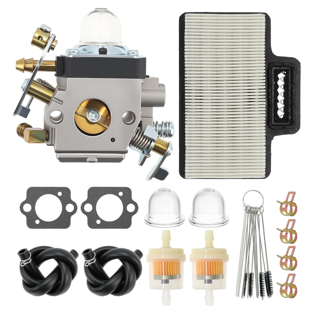 5100061745 Carburetor Kit Fit for Wacker BS50-2 BS50-2i BS60-2i Carb for Rammers HDA282 HDA292 HDA355 Replace Neuson 5000183842 5100061745