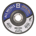 Mercer Industries 623530 Type 27 Depressed Center Grinding Wheel, For All Metals, 5" x 1/4" x 7/8", 25-Pack