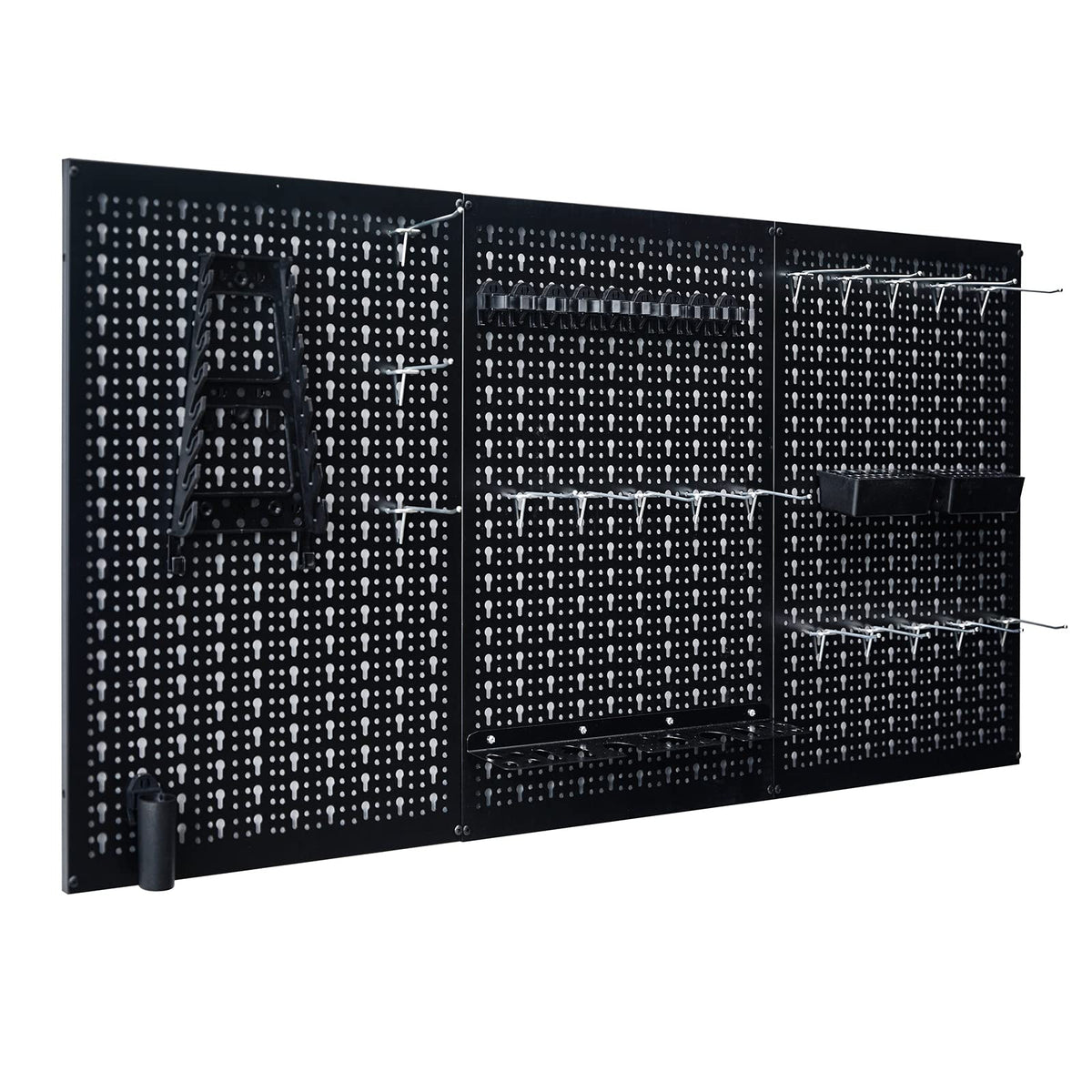 Peg Board Wall Organizer 4 ft. Metal Garage Wall Pegboard