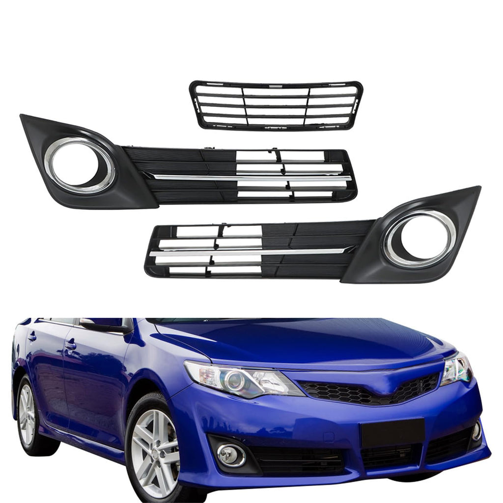 LABLT Fog Light Covers Replacement for Camry SE LH RH Black