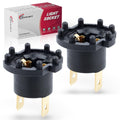 Svicari 2PCS Headlight Light Socket Fit for Mazda 5 2006-2010 Fit for Mazda 3 2004-2009 Headlamp Bulb Plug Holder Base Adapter Replace OE B28V510A3