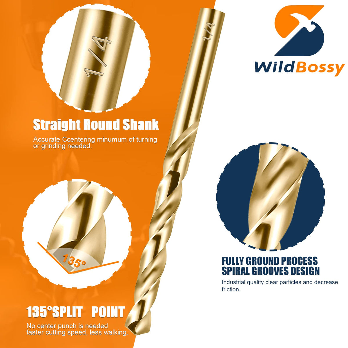 Cobalt Number Size Drill Bit Set #1-60