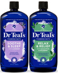 Foaming Bath with Pure Epsom Salt, Lavender & Eucalyptus, 34 fl oz (Pack of 2)