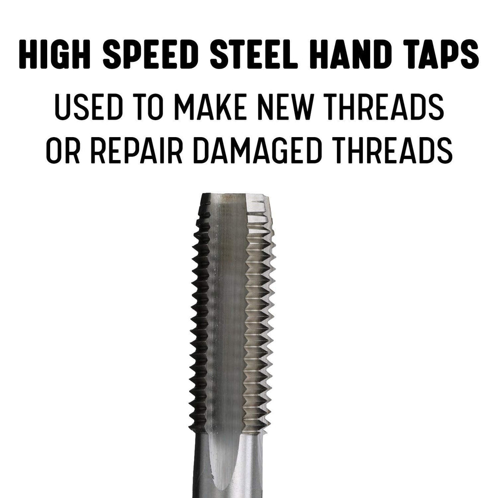 Drill America 3/8"-14 UNS High Speed Steel Plug Tap, (Pack of 1)
