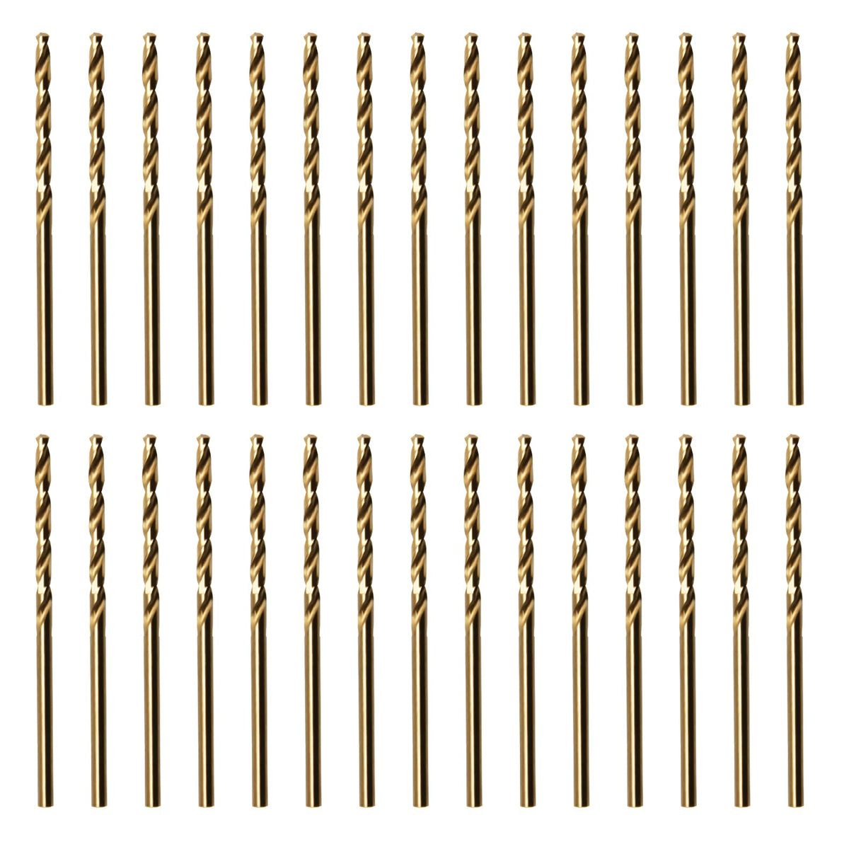 FiLwW 20Pcs 3/32" Cobalt Drill Bit Set, M35 High Speed Steel Jobber Length Drill Bit Kit for Hardened Metal, Stainless Steel, Cast Iron, Wood and Plastic