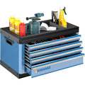 Portable 4-Drawer Tool Chest with Lock & Keys,Tool Box with Handle