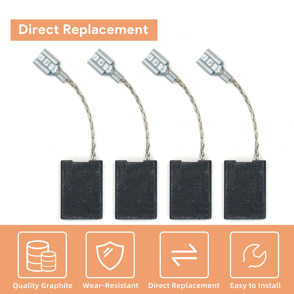GEARLINTON 1617014126/0611316739 Carbon Brush Replacement, 4 Pack