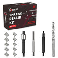 gomjet M5x0.8 Metric Thread Repair Kit with 10PCS Solid Bushing Inserts