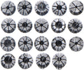 findmall 19Pcs ER16 Spring Collet Set 1/8-23/64 Inch