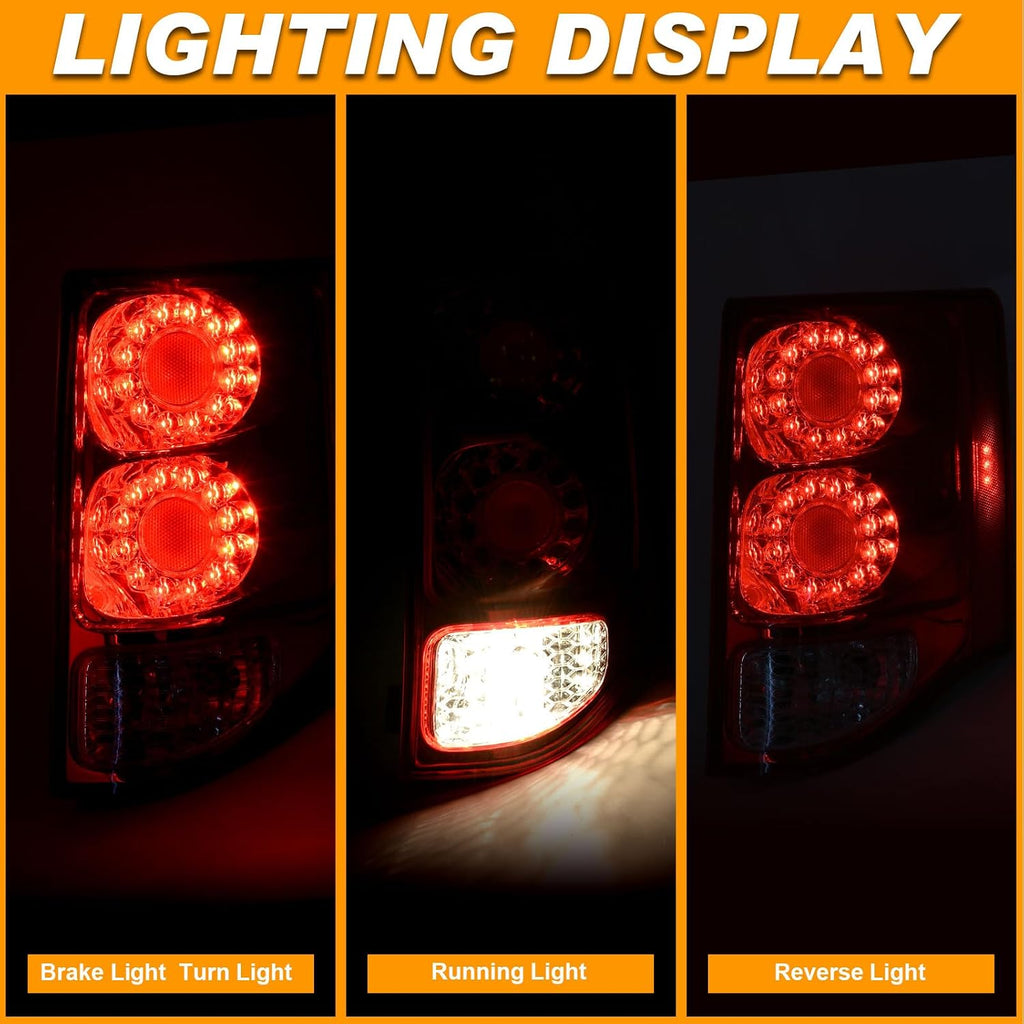 Tail Light Fits 2011-2020 Dodge Grand Caravan Right Side Taillight w/ Bulb