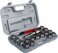 R8 ER40 Collet Holder Chuck Kit with 15 PCS ER40 Collets, R8 End Mill Collet Set