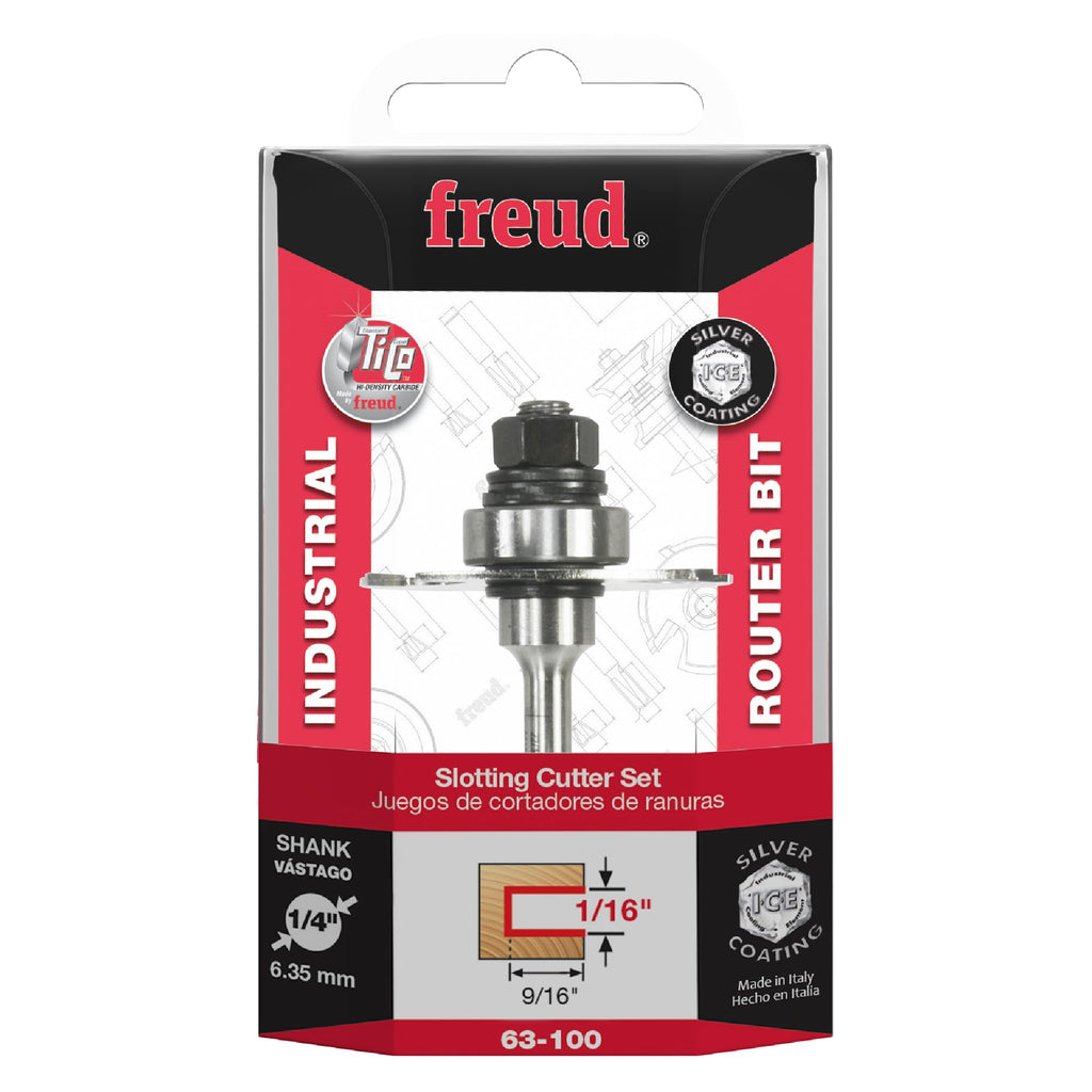 Freud 63-100: 9/16" Depth Slotting Cutter Set