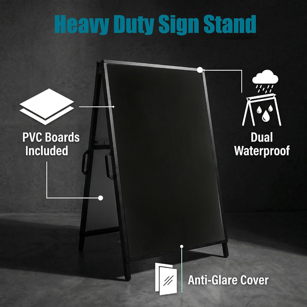 A-Frame Sign 24×36 Inch, Indoor & Outdoor Compatible