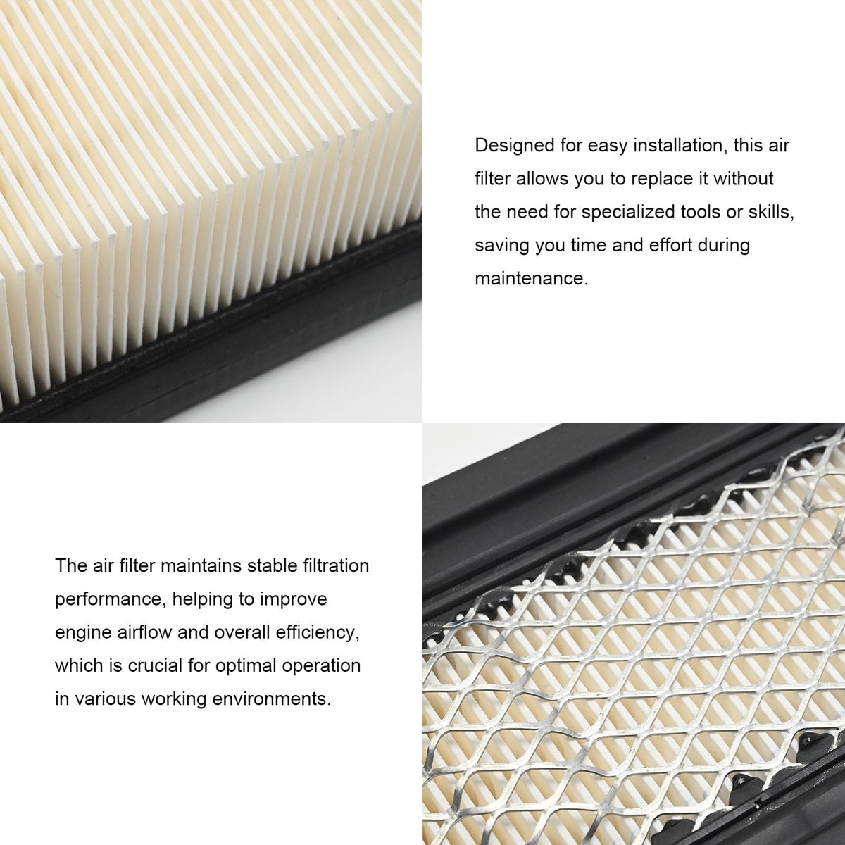 GMAPATS 2 Pcs 5200003062 Air Filters, Replacement for Wacker Neuson BS50-2 BS50-2i BS50-4 BS50-4AS BS60-2i BS60-4 BS60-4S BS60-4AS BS70-2i Replaces 5200007045 5200007044