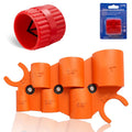 Pipe Deburring Tool Kit, 1/4'' to 1'' Adjustable, Inner/Outer Reamer for PVC, PPR, Brass, CPVC, PE-RT, Aluminum