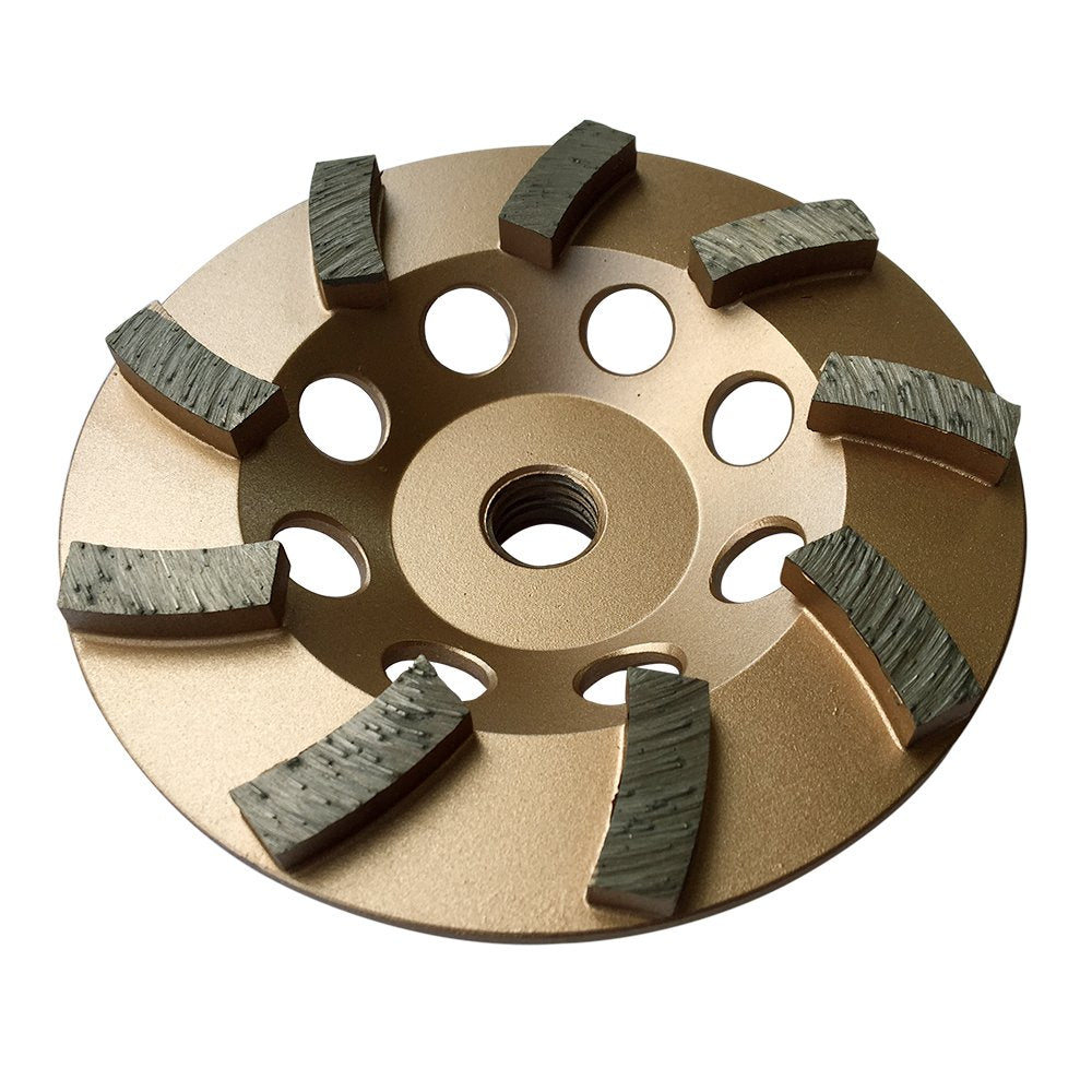 4.5" Diamond Grinding Wheel for Concrete Masonry 9 Segments 5/8"-11