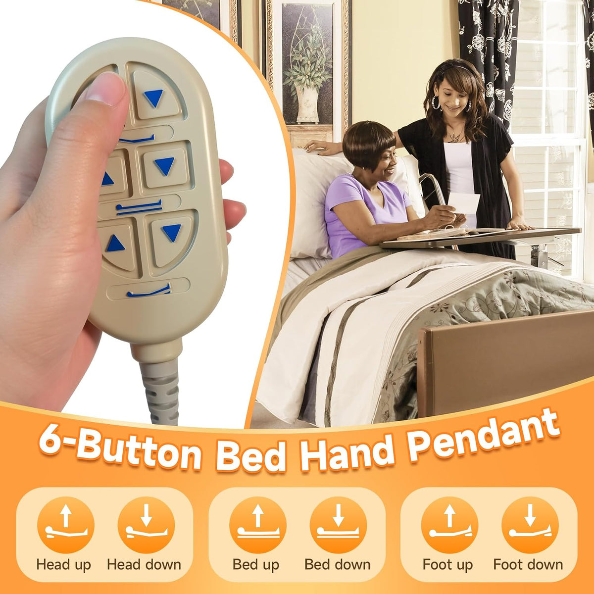 1115290 for Invacare Remote Fits 5410IVC 5490IVC Full Electric Homecare Bed