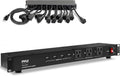 19 Outlet 1U 19" Rackmount PDU Power Distribution Supply Center Conditioner Strip Unit Surge Protector 15 Amp Circuit