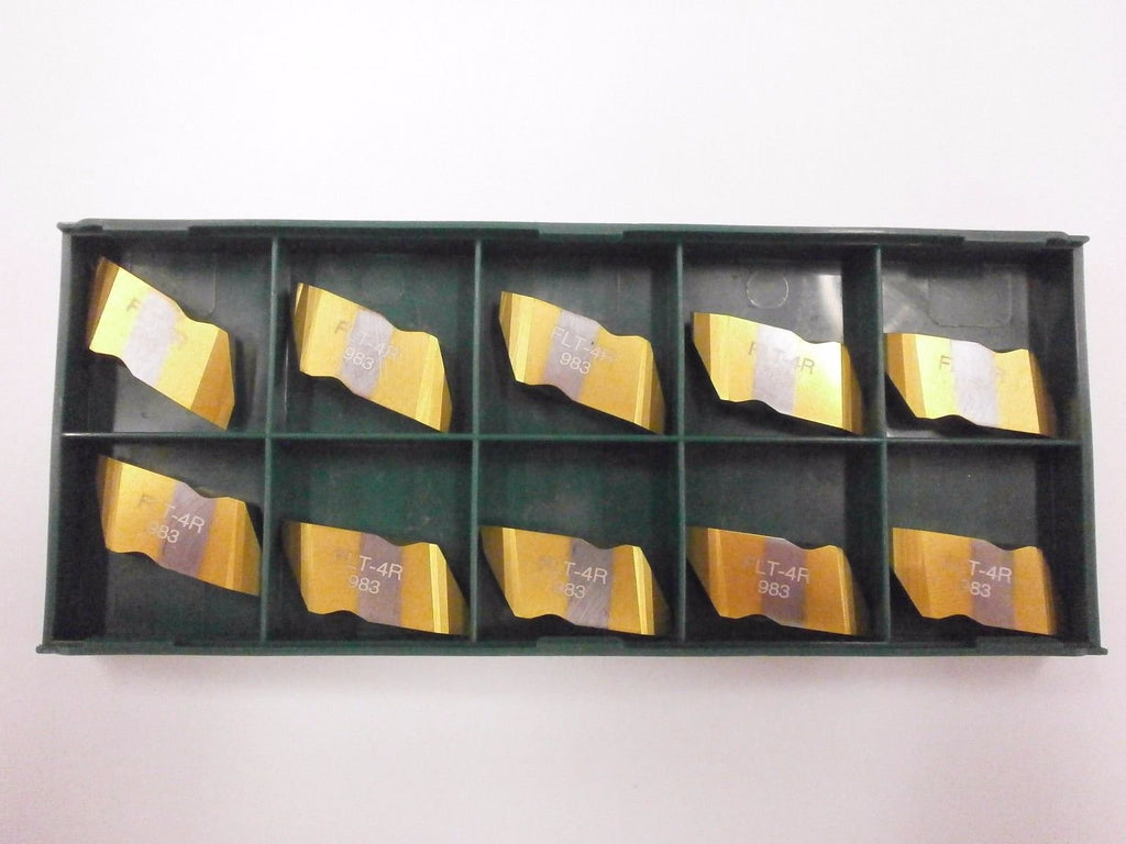 10pc) ToolFlo FLT 4R GP50 Top Notch Coated Carbide Inserts 60° V Threading NT 4R