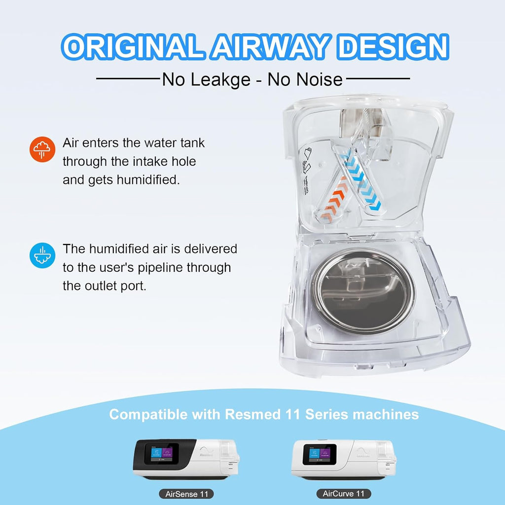 Replacement Water Chamber Tank for AirSense 11 and Aircurve 11 Machine