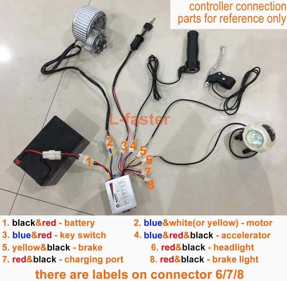 DC Brushes Motor for Bike Bicycle Scooter Motor