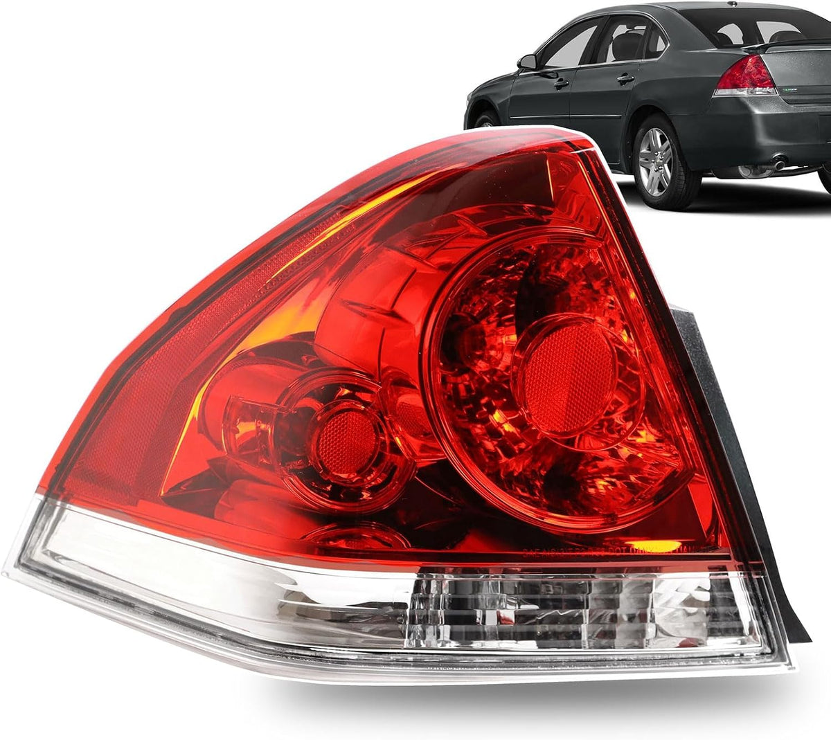 Tail Light Compatible With 2006-2013 Chevrolet Impala Left Driver Side