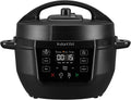 4QT RIO Mini 7-in-1 Multi-Cooker, Pressure Cooker, Slow cook, Sauté, Steam, Rice Maker, Yogurt, & Warmer, Black, 4