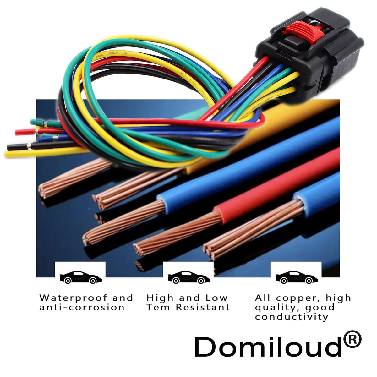 Domiloud Headlights Connector Compatible with Chrysler Pacifica 2017-2020