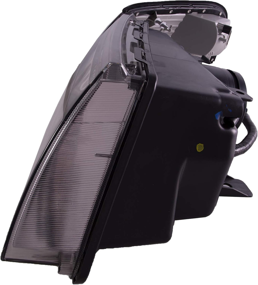 PERDE Headlights And Side Marker Lights (4Pc Set) Chrome With Performance Lens Compatible with 2003-2004 Grand Marquis