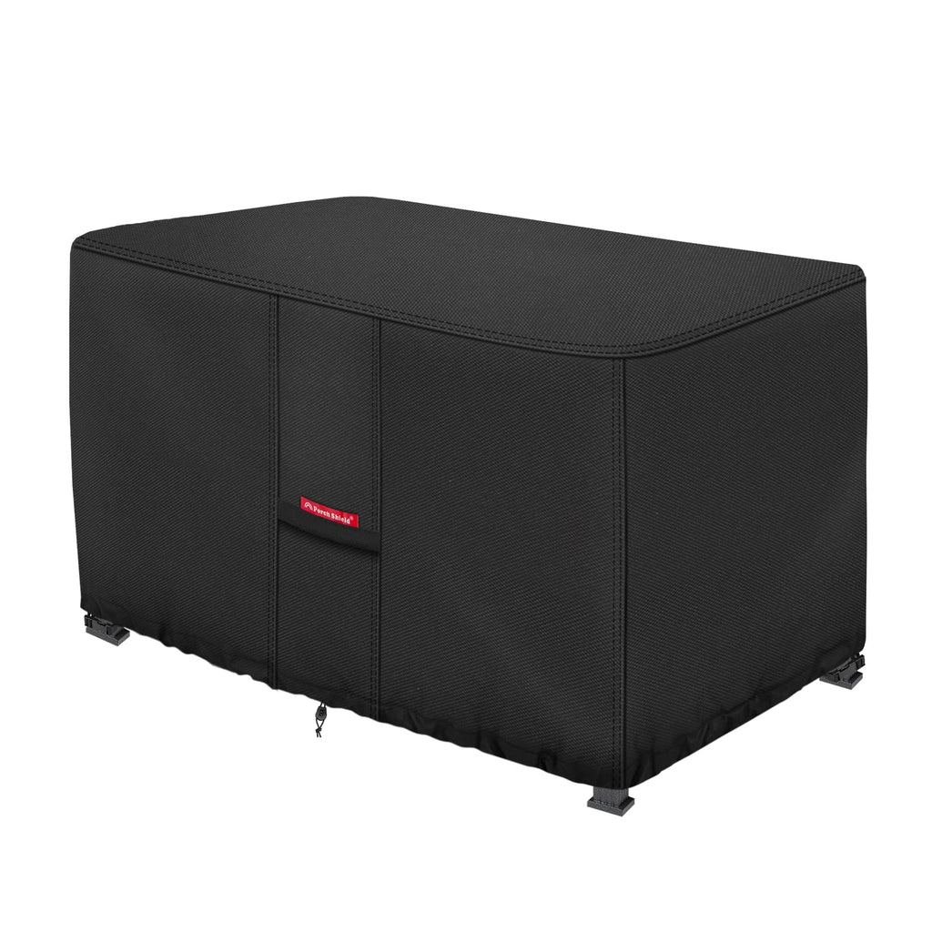 600D Rectangular Fire Pit Table Cover 48 x 24 inch, Black