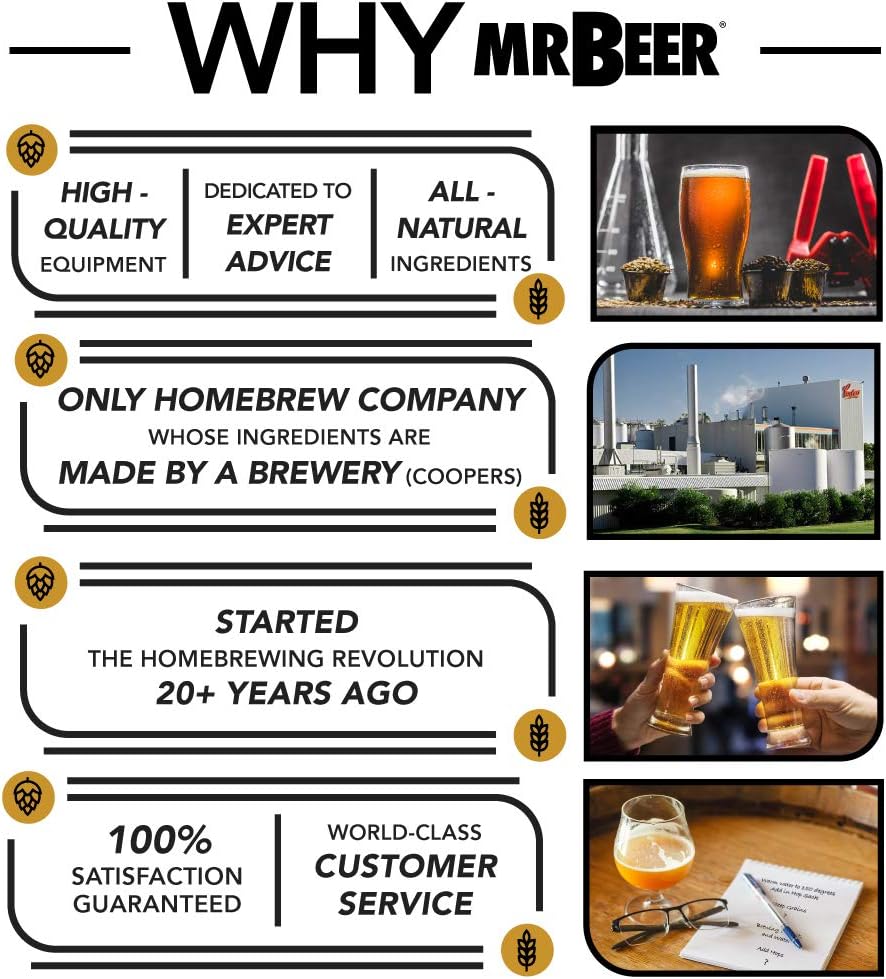Craft Beer Making Kit (2 Gallon) Complete DIY Home Brew Set | Beer Making Kit for Beginners Everything Included |