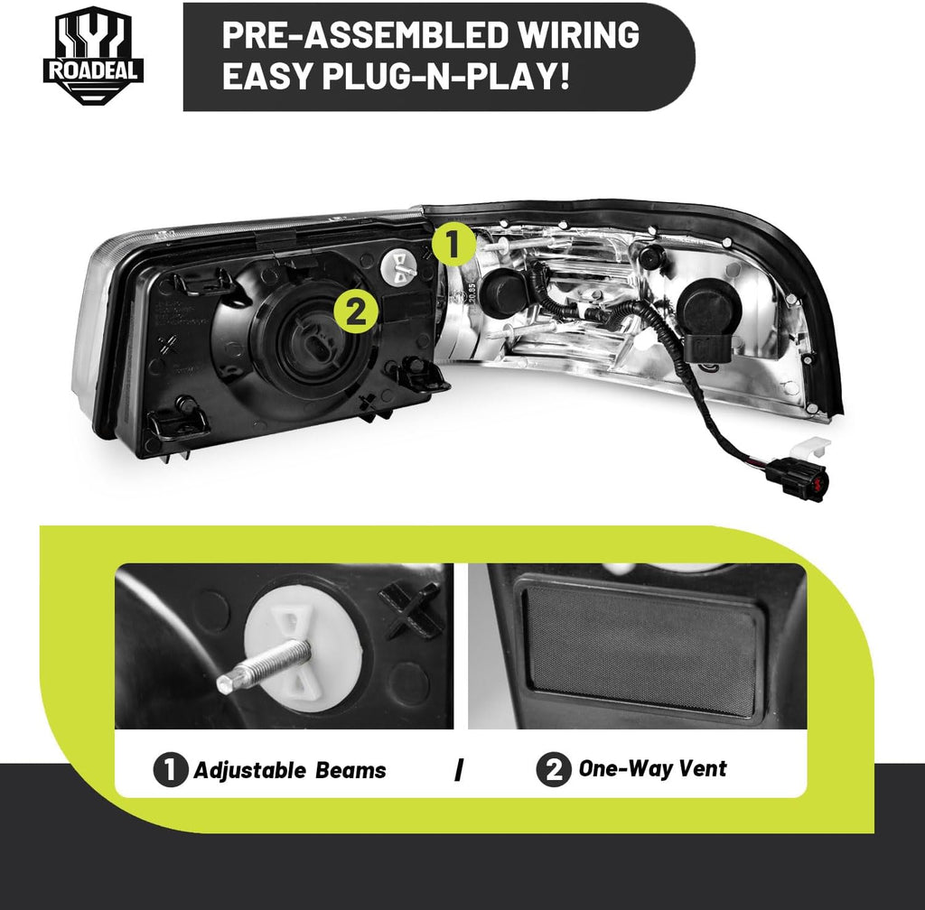 Headlights for 2006-2011 Mercury Grand Marquis