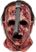 Horror Demon Monster Mask, Adult Latex Axe Pattern Design Scary Mask for Halloween Horror Themed Party Cosplay