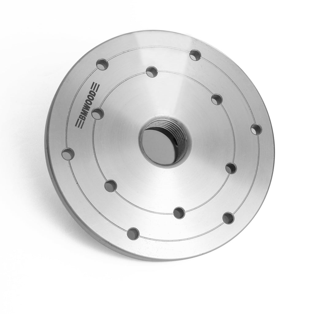 BMWOOD 6" Faceplate with 1-1/4"x8TPI Thread for Woodturning Lathe.