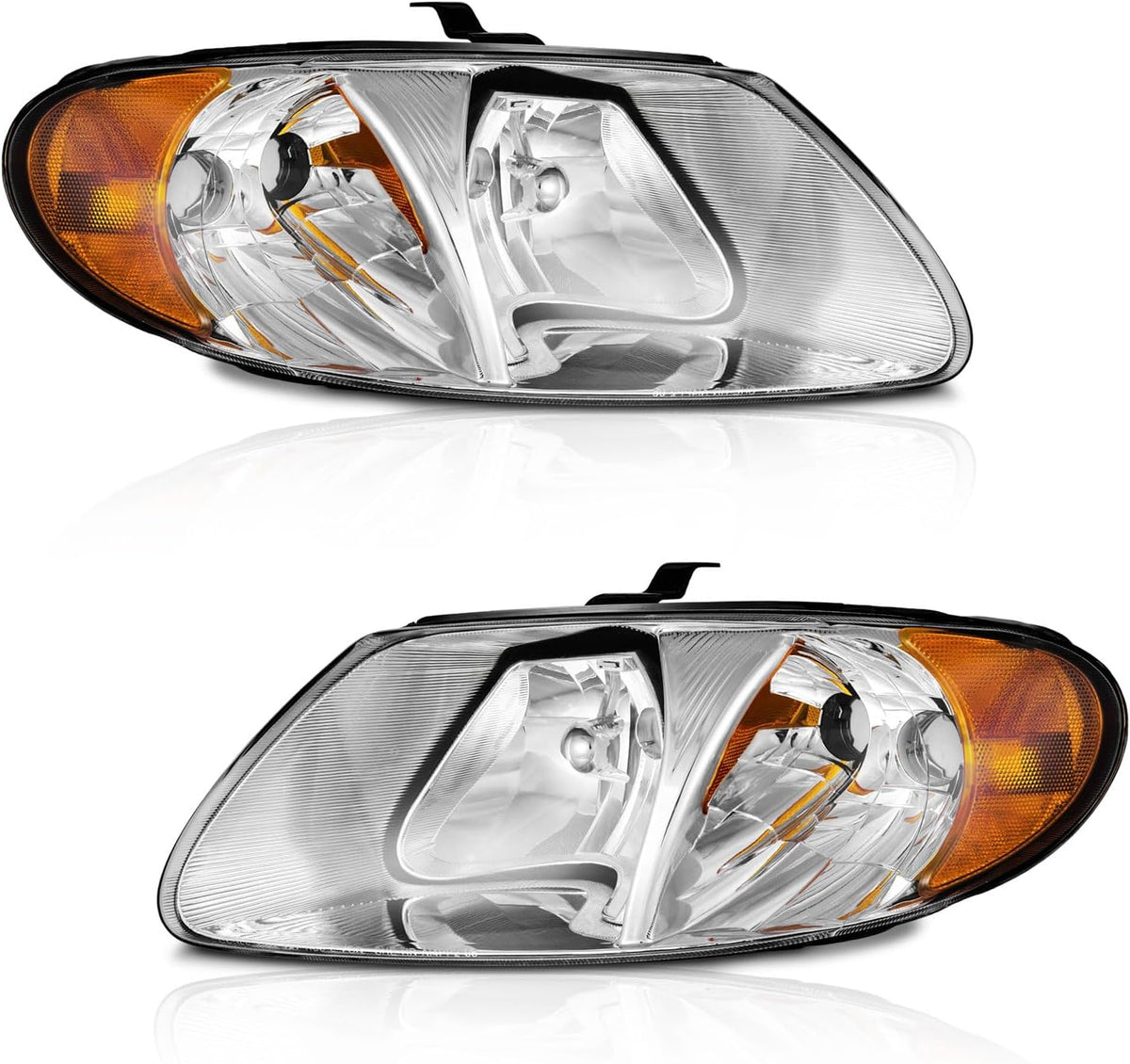 WEELMOTO Headlights for 2001-2007 Dodge Caravan/Chrysler Town & Country