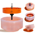 VIKITON 6-1/4" Hole Saw for Recessed Lights, with Dust Bowl Catcher