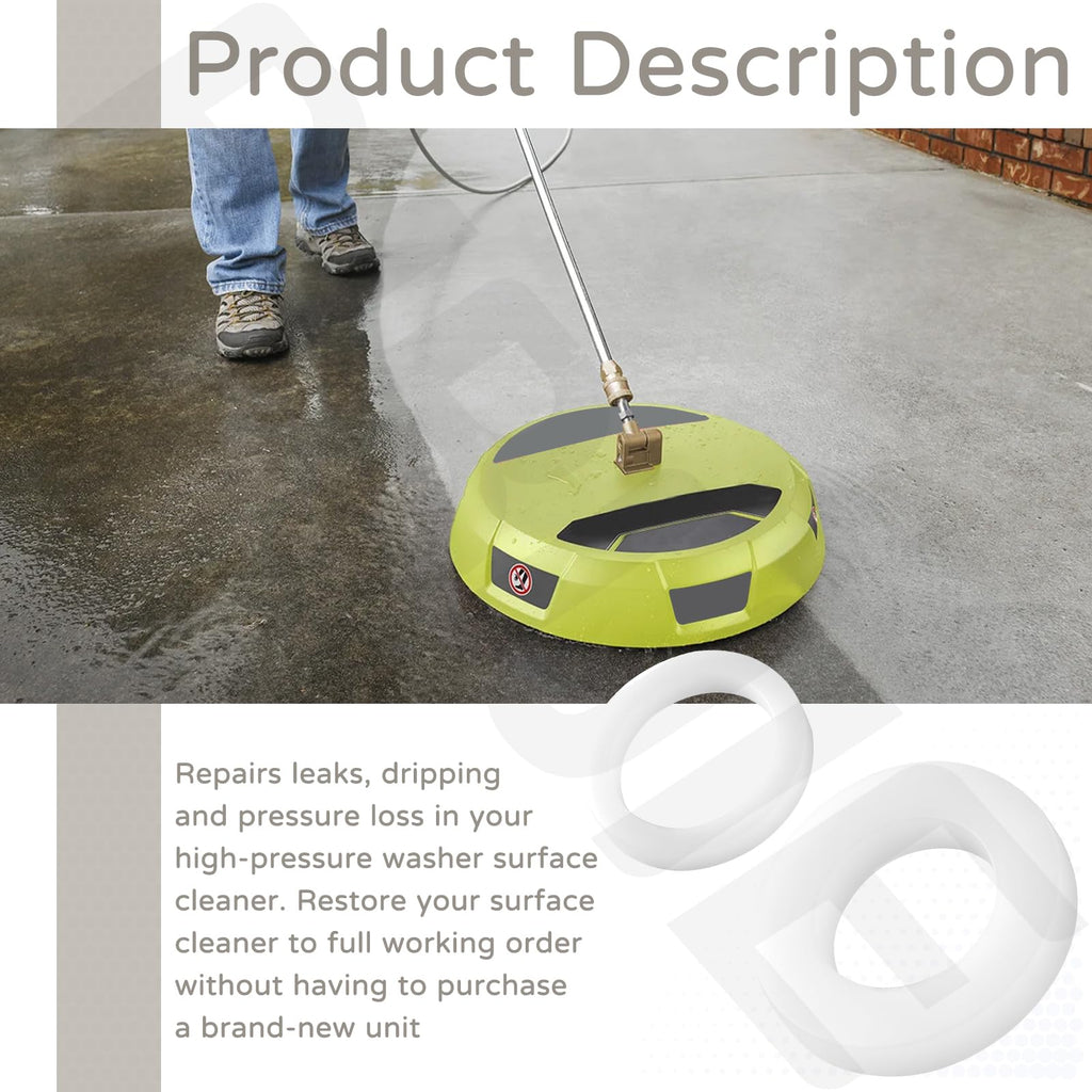 BIBIJIE Surface Cleaner Seal Rebuild Kit Compatible with Ryobi