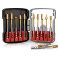 CATITO 10Pcs Carbide Burr Set with 1/4" Quick-Change Shank