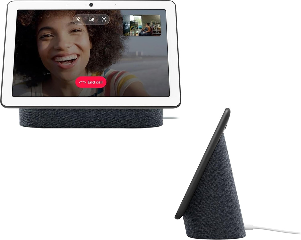 Nest Hub Max 10" Smart Display with Google Assistant - Charcoal (renewed)