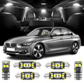 8 Pieces Interior LED Lights Replacement for BMW 3 Series F30 316i 320i 320D 330D 2012-2015 Sedan White LED Interior Bulb with Install Tool