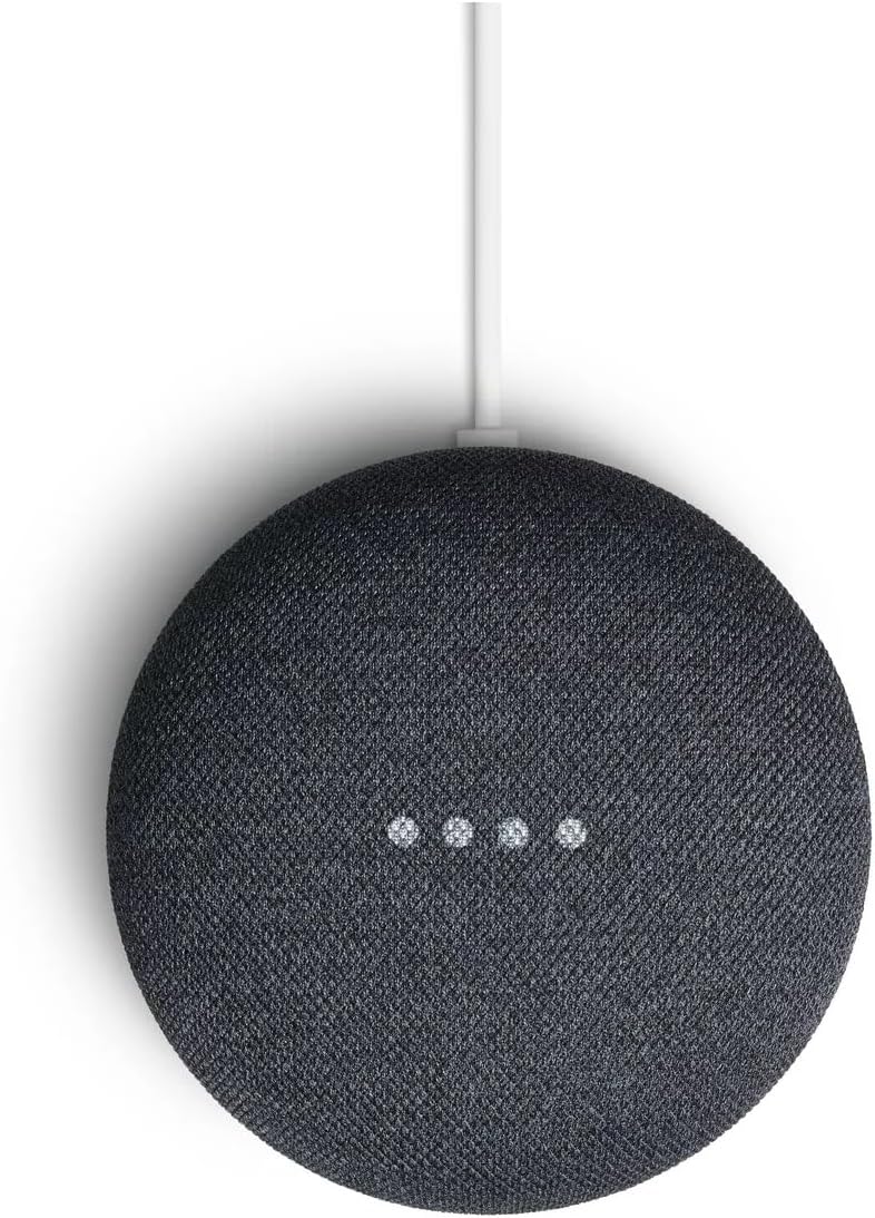 Nest Mini 2nd Generation Smart Speaker with Google Assistant - Charcoal