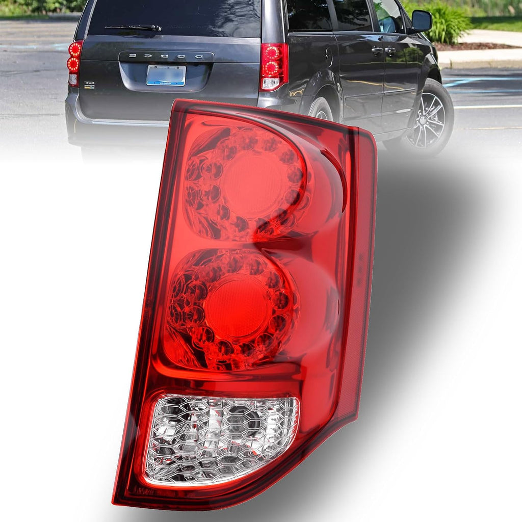 Tail Light Fits 2011-2020 Dodge Grand Caravan Right Side Taillight w/ Bulb