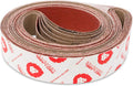 Red Label Abrasives 2 X 42 Inch 36 Grit Metal Grinding EdgeCore Ceramic Sanding Belts, Extra Long Life, 6 Pack