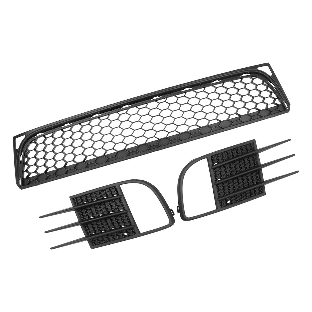 FSHero Riding Lower Grill Fog Light Frame Fit for VW GTI Golf MK6 2009-2013