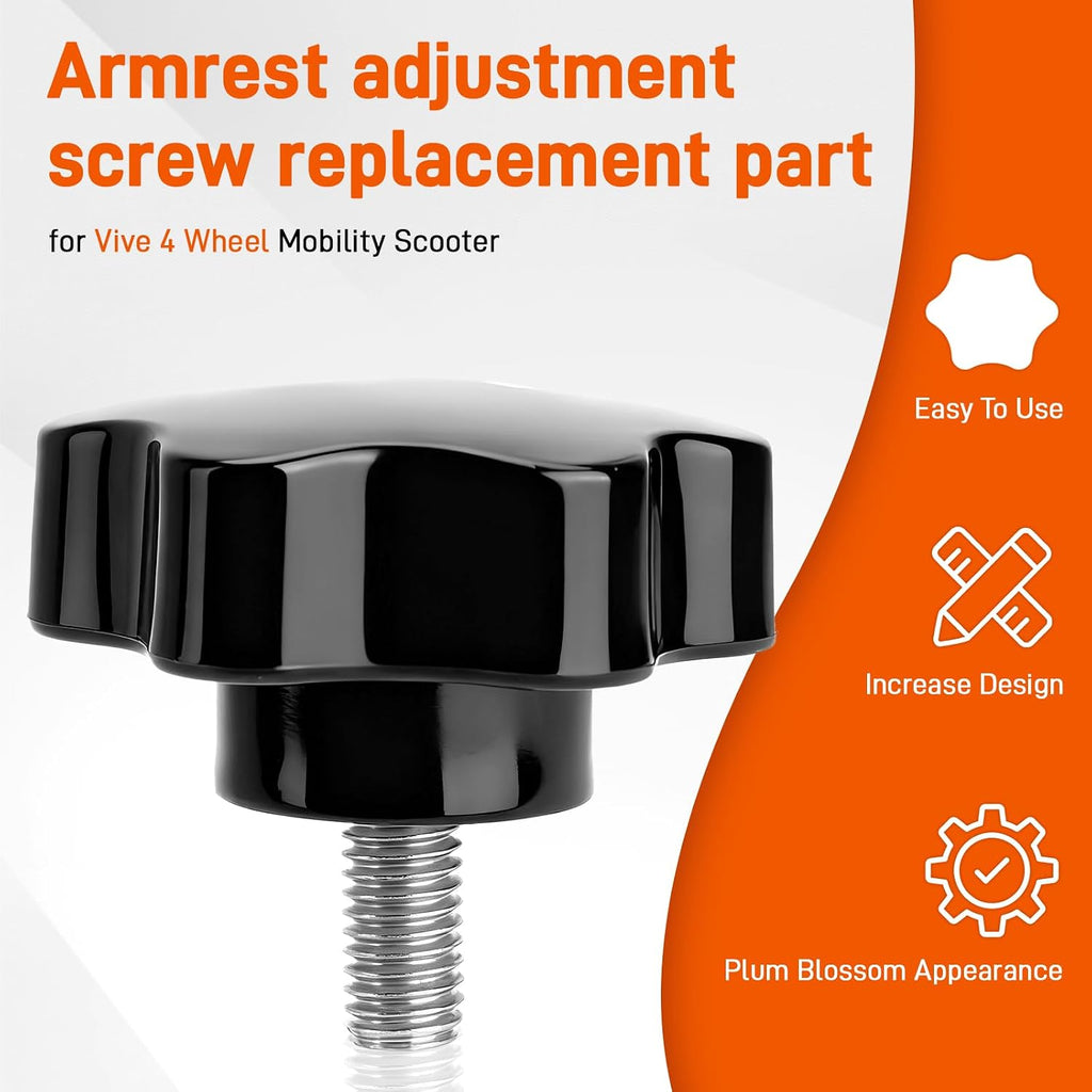 Replacement Arm Adjustment Knobs for Mobility Scooter