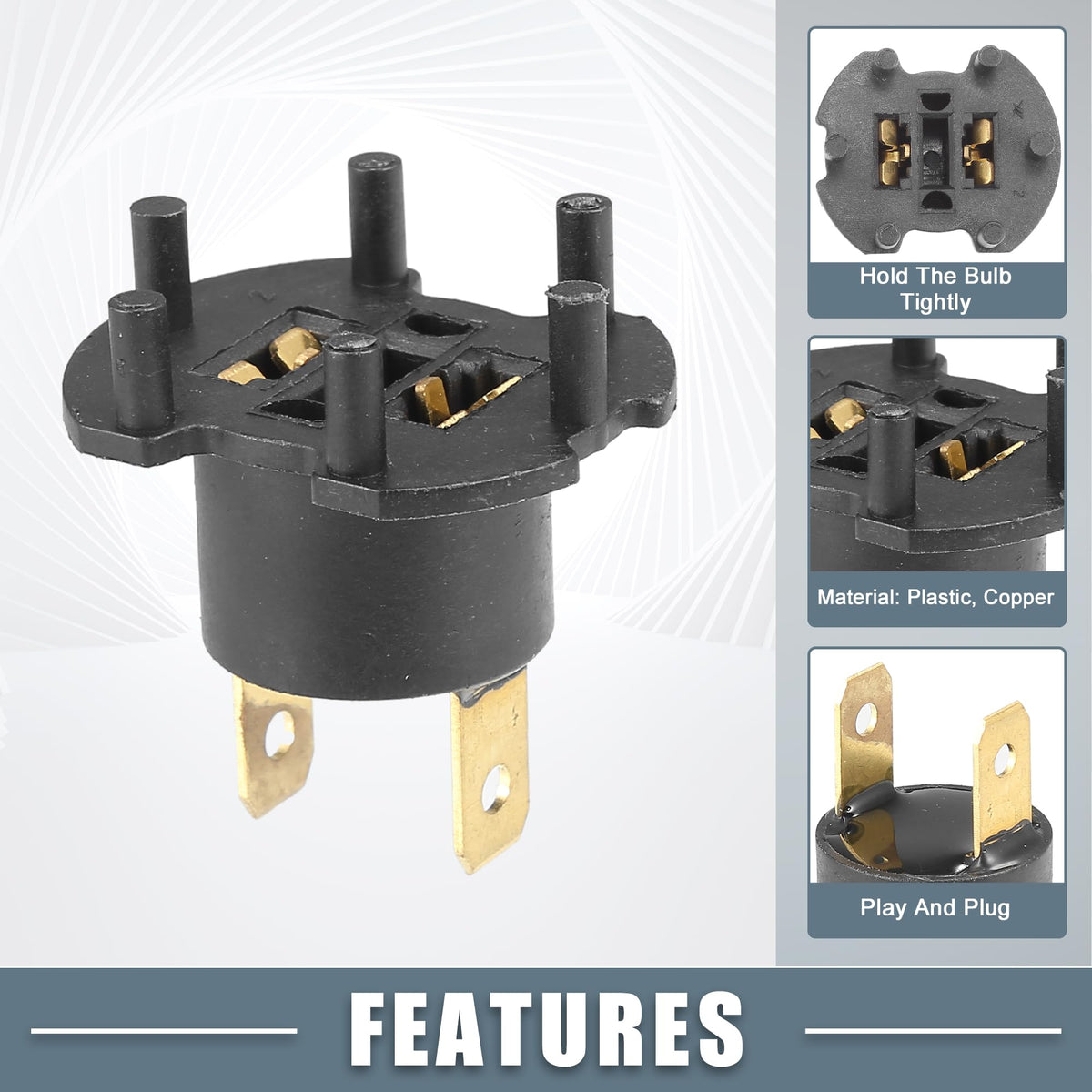 A ABSOPRO Turn Signal Light Bulb Sockets for Suzuki Grand Vitara 06-13