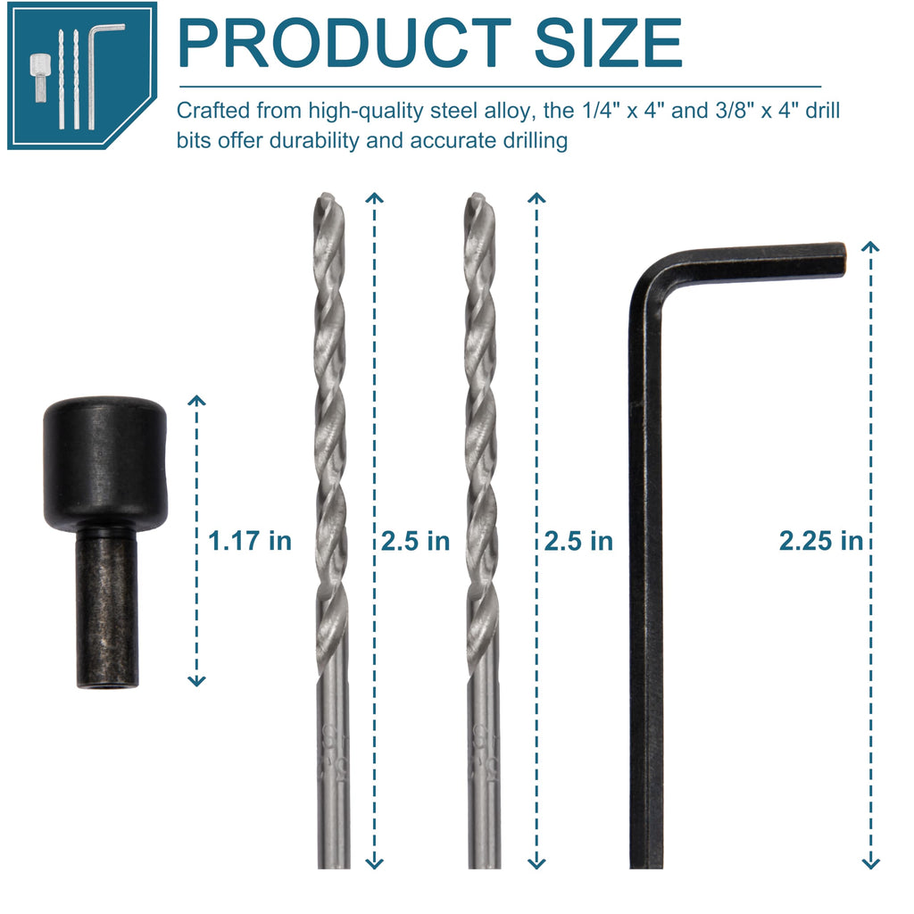 ZTTM Chuck Adapter Fits RotoZip CH01 for 1/8" Chuck Capacity 1/4" Chuck Mount