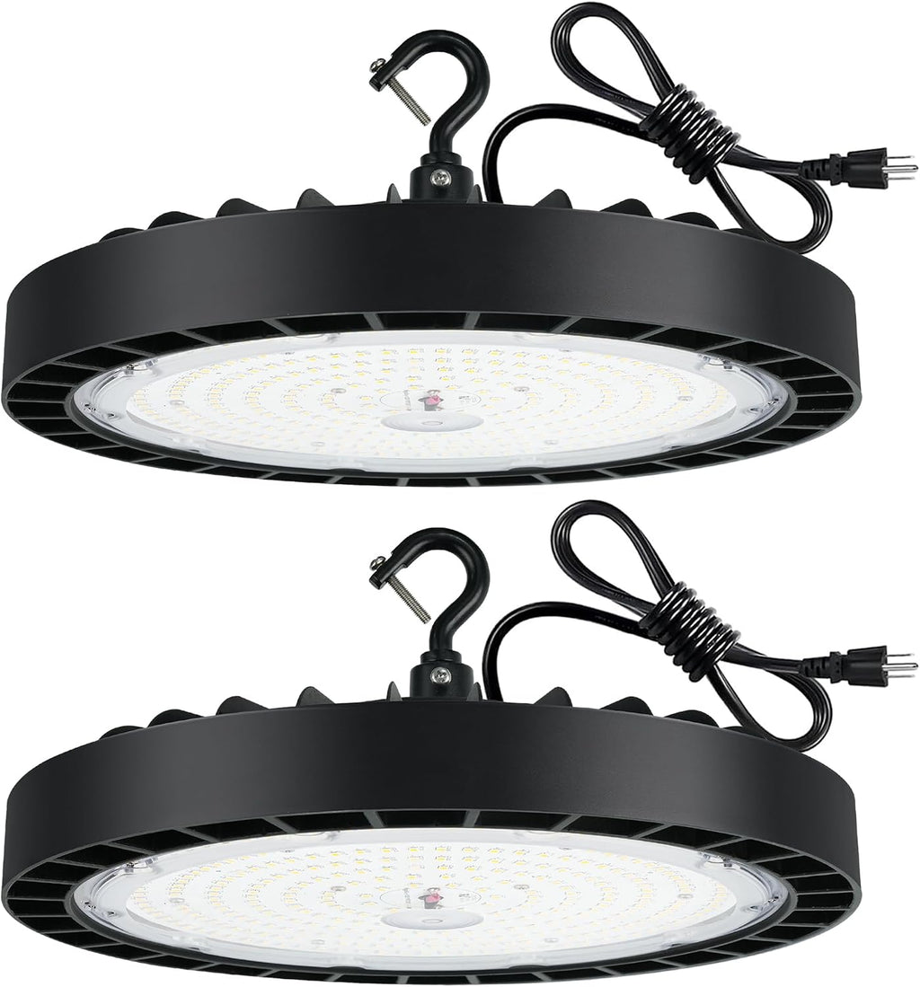 hykolity UFO LED High Bay Light, 150W, 19500LM, 5000K Daylight, 130LM/W